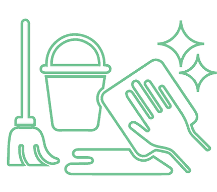 Cleaning supplies icon